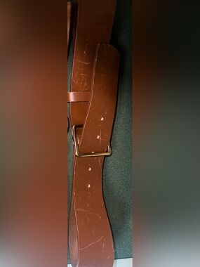 Frame Denim Leather Belt